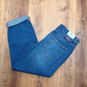Boden Denim Boyfriend Jeans in Classic Blue New with Tags UK 14L US 10L Low Rise